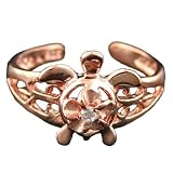 Sterling Silver Toe Ring Turtle--Hawaiian Silver Jewelry