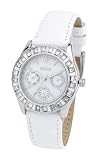 Oasis B520 Ladies Analogue White Strap Watch