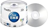 ���z�U�d That's CD-R�f�[�^�p 700MB 32�{�� 50���X�s���h���P�[�X �v�����^�u���� CDR80SPYSBN