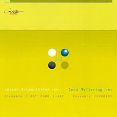 Volker Blumenthaler: Glasnacht - Steinbrech ist meine Blume - Omoitsutsu - Rooms Cord Meijerling: Elegy of Narration / Quatro Canzoni / Darmst�dter Liederbuch / Tu m'hai si piena