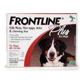 Merial Frontline Plus Flea and Tick Control for Dogs and Puppies
