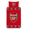 Zap Arsenal Border Crest Duvet Set, Single by ZAP LTD