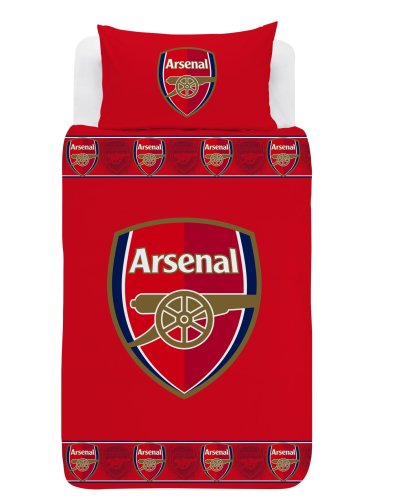 Zap Arsenal Border Crest Duvet Set, Single