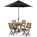 Manhattan 5 Piece Hardwood Garden Patio Furniture Set