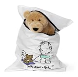 Teddy Needs A Bath! Stuffed Animal Washer & Dryer Bag Large 20 x 30