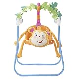 Fisher Price Rainforest Animals 2-in-1 Monkey Doll Swing