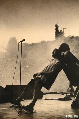 PEARL JAM POSTER Live on Stage Back to Back NEW 24X36