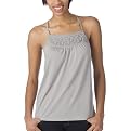 Juniors' Xhilaration® Soutache Racerback Tank - Skyline Grey