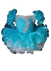 Toddler Crystal Lace   Ball Gown Pageant Dress 