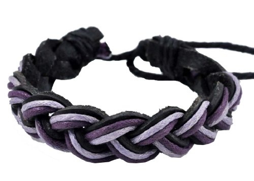 Black Leather Purple