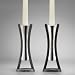 Nambe Anvil 6-1/2-Inch High by 2-1/2-Inch Wide Candlesticks, Pair