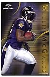 Baltimore Ravens (Willis McGahee) Sports Poster Print - 24