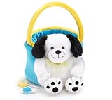 Plush Playful Puppy Easter Basket