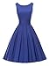 Women's Vintage 1950s Sleeveless Dress with Boat Neck Inspired Rockabilly Swing Dress