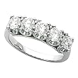 14K White Gold Diamond Wedding/Anniversary Band - 1.25 Ct.