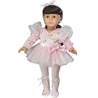 3-piece Ballet Recital Doll Outfit, Fits 18 Inch American Girl Dolls