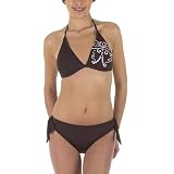 Mossimo Black: Embroidered Butterfly Swimwear - Brown