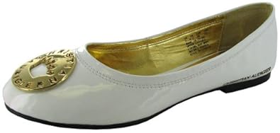 Christian Audigier Chloe Patent Leather Flats Shoes