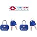 Price Comparison : Master Lock Tsa Approved Luggage Lock Pk2 4681TBLR