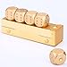 LZWIN® 5 in 1 Precision Aluminum Alloy Solid Metal Dice Poker Party Game Toy Portable Dice Man Boyfriend Gift