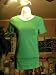 Trecento Crew Neck Short Sleeve Emerald Green T-Shirt-Large (13.5" Accross X 24" Long) CLEARANCE