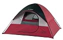 Wenzel Twin Peaks Sport Dome Tent, Red/Black