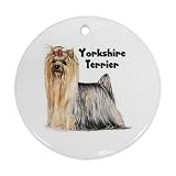 Yorkshire Terrier Yorkie Ornament (Round)