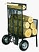 Do it Best Imports DF134LT Log Cart with Fireplace Tool Set