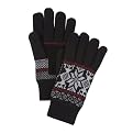Men's Snowflake Glove - Black