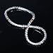 Fashion Multicolor Rhinestone 1-Row Stretch Elastic Ankle Anklet Bracelet