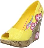 Ed Hardy Womens Coralie Wedge Pump,Yellow 11SCO104W,9 M US 41kSJI4kPCL. SL160 Ed Hardy Womens Coralie Wedge Pump,Yellow 11SCO104W,9 M US