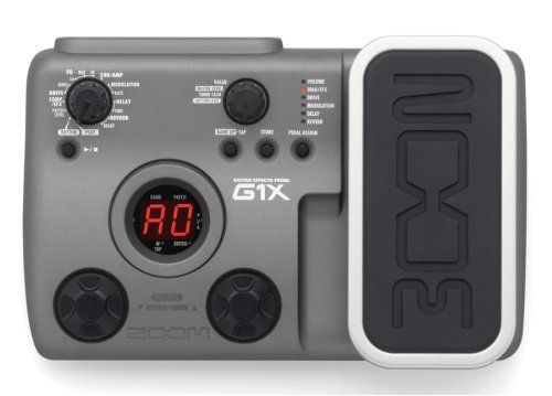 zoom g1x guitar multi effects pedal with expression pedal zoom g1x guitar multi effects pedal with expression pedal
