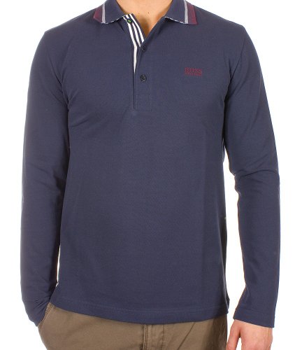 BOSS GREEN Langarm-Poloshirt Plosy 50209698 Herren