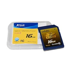 A-DATA 16 GB Class 6 SDHC Flash Memory Card 16GSDHC6AP [Amazon Frustration-Free Packaging] by A-DATA