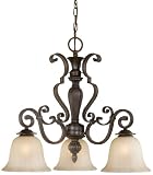 Discount World Imports Lighting 4643 94 Meridia 3 Light Iron Chandelier Aged Oak
