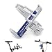 TOPCABIN® Adjustable Bike Bicycle MTB Water Bottle Holder Water Bottle Rack Cage White