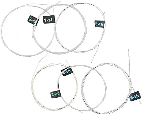 Civin 6 String Classical Ukulele Guitar Strings Guilele String Silvered Coated Copper Wound 026-042 Normal Tension CGU90-N
