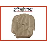 03 04 05 06 Cadillac Escalade Shale Leather Seat Cover LH bottom by The Seat Shop