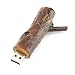 8GB Wooden Timber Pile USB Flash Drive (Brown)