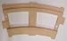 Peg Perego - Beige Curved Train Track (6 Pack)