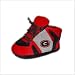 Georgia Bulldogs Baby Slipper in Red / Black / Grey