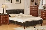41kSSdaC9JL. SL160  Queen Size Bed   Contemporary Dark Brown Finish