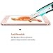 iPhone 6s Screen Protector, EC™ Premium Ultra Slim [Full Coverage] [Anti Fingerprint / Scratch] Tempered Glass Screen Protector for 4.7 inch Apple iPhone 6s / 6 (1-Rose Gold)
