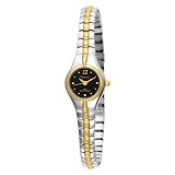 Armitron Womens 752927BLK NOW Two-Tone Stainle