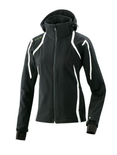 ERIMA Damen Softshell Tec Jacke Active Wear, schwarz/weiss, 42, 906016 Preisvergleich