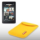 NEOPRENE POUCH WITH SHOCKSOCK LOGO FOR AMAZON KINDLE FIRE (NOT FIRE HD) - YELLOWby CELLAPOD