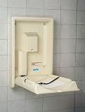 Koala Kare KB101-00 Cream Vertical Wall Mounted Baby Changing Station