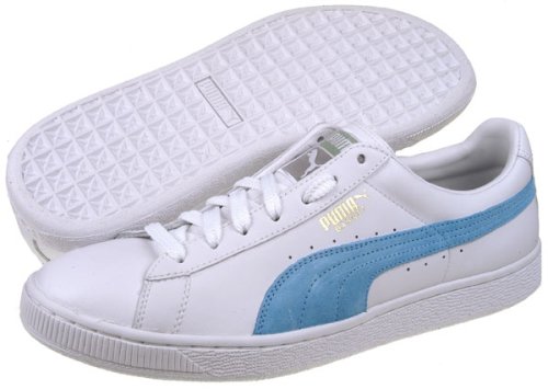 Buy Puma The Basket Leather Sneakers Shoes White Leather