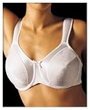  : Bali Women's Satin Tracings Minimizer Underwire Bra, White, 34C