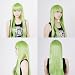 Green Long Length Anime Costume Cosplay Wig